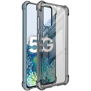 Voor Samsung Galaxy S20 5G IMAK Volledige dekking Schokbestendige TPU beschermhoes (Transparant Zwart)