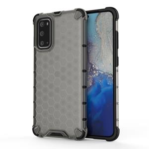 huismerk Voor Galaxy S20 Shockproof Honeycomb PC + TPU Beschermhoes (Zwart)