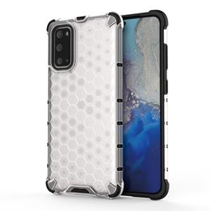 huismerk Voor Galaxy S20 Shockproof Honeycomb PC + TPU Beschermhoes(Wit)