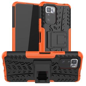 huismerk Voor Xiaomi Poco X3 GT Tyrexture Schokbestendige TPU + PC-beschermhoes met houder