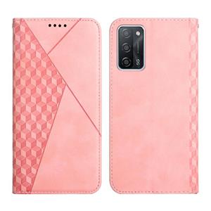 huismerk Voor Oppo A16S / A16 / A54S / A53S 5G / A55 5G Diamantpatroon Slagingshuid Feel Magnetische Horizontale Flip Leren Case met Kaart Slots & Houder & Por