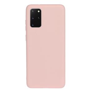 huismerk Fo Galaxy S20 Plus Frosted Candy-gekleurde Ultra-dunne TPU telefoonhoes (Roze)