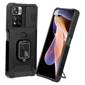 huismerk Voor Xiaomi Redmi Note 11 PRO / OPMERKING 11 PRO + Glijdende Camera Cover Design PC + TPU Shockproof Phone Case