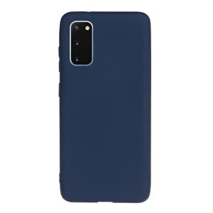 huismerk Voor Galaxy S20 Frosted Candy-gekleurde ultradunne TPU Telefoonhoes (Blauw)