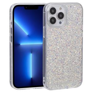 dfansdesign Dfans Design Starry Sky Epoxy Phone Case voor iPhone 13 Pro (Silver)