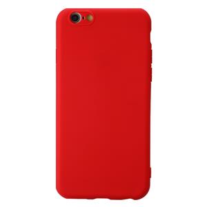 huismerk Voor iPhone 6 Schokbestendige Frosted TPU beschermhoes (Rood)