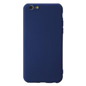 huismerk Voor iPhone 6 Schokbestendige Frosted TPU beschermhoes (Donkerblauw)