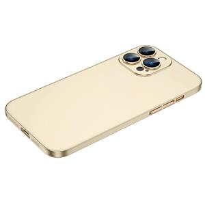 huismerk Cool Series Frosted PC-telefoonhoes voor iPhone 13 Pro (Champagne Gold)