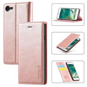 lc.imeeke Lc. IMEEKE Sterk Magnetisme Ultradunne horizontale flip schokbestendige matte TPU + PU lederen hoes met Holder & Card Slots & Wallet Voor iPhone SE 20