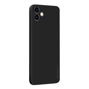 Voor iPhone 12 Mini Pinwuyo Touching Series Liquid Silicone TPU Shockproof Case (Black)