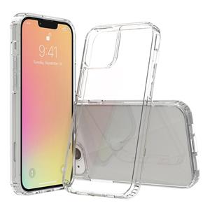 huismerk Schokbestendige krasbestendige TPU + Acrylische beschermhoes voor iPhone 13