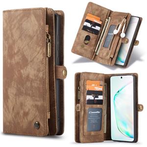 Voor Galaxy S20 Ultra Caseme afneembare multifunctionele horizontale flip lederen behuizing met kaartsleuf & houder & rits portemonnee & fotoframe(br