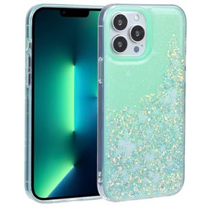 dfansdesign DFANS DESIGN Snowflake Starlight Shining Phone Case For iPhone 13 Pro Max(Green)