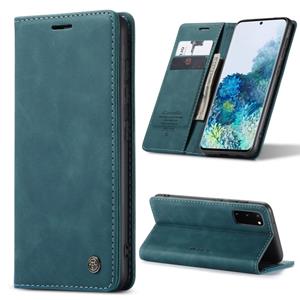 Voor Galaxy S20 CaseMe Multifunctionele Horizontale Flip Lederen Case met kaartslot & portemonnee(blauw)