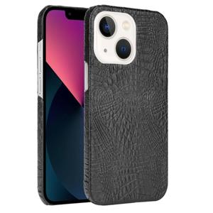 huismerk Crocodile PU + PC-telefooncase voor iPhone 13 Mini