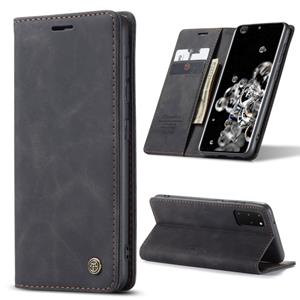 Voor Galaxy S20 Plus CaseMe Multifunctionele Horizontale Flip Lederen Case met kaartslot & portemonnee(zwart)