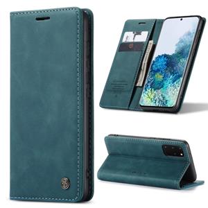 Voor Galaxy S20 Plus CaseMe Multifunctionele Horizontale Flip Lederen Case met kaartslot & portemonnee(blauw)