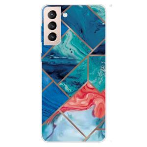 huismerk Voor Samsung Galaxy S22 5G Abstract Marmeren Patroon TPU Telefoon Beschermend geval