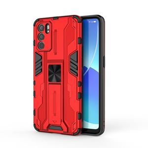 huismerk Voor Oppo Reno6 Pro 5G Supersonic PC + TPU-schokbestendige beschermhoes met houder