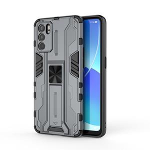 huismerk Voor Oppo Reno6 Pro 5G Supersonic PC + TPU-schokbestendige beschermhoes met houder