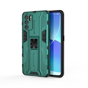 huismerk Voor Oppo Reno6 Pro 5G Supersonic PC + TPU-schokbestendige beschermhoes met houder