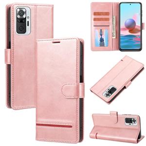 huismerk Voor Xiaomi Redmi Note 10 Pro 4G / 10 Pro Max Classic Wallet Flip Leather Phone Case