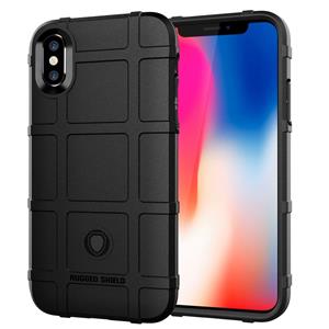 huismerk volledige Shockproof TPU Case voor iPhone X(Black)