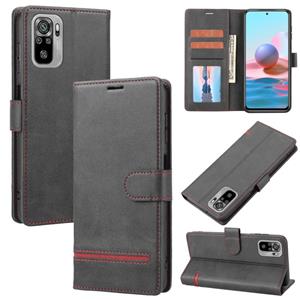 huismerk Voor Xiaomi Redmi Note 10 / 10s Classic Wallet Flip Leather Phone Case