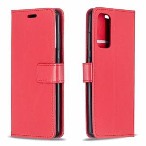 huismerk Voor Samsung Galaxy S21 Ultra Crazy Horse Textuur Horizontale Flip Leren Case Met Houder & Card Slots & Portemonnee & Fotolijst