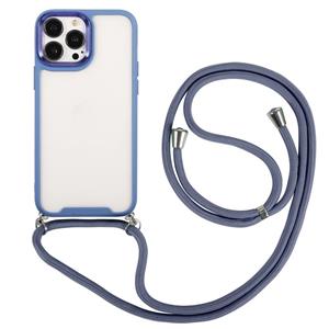 huismerk Electroplating Hawkeye -telefoonhoesje met lanyard voor iPhone 13 Pro