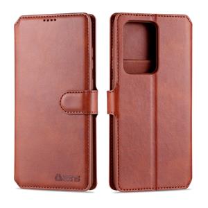 Voor Samsung Galaxy S20 Ultra AZNS Kalftextuur horizontale flip lederen hoes met Holder & Card Slots & Wallet & Photo Frame(Bruin)