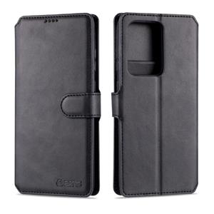 Voor Samsung Galaxy S20 Ultra AZNS Kalftextuur horizontale flip lederen kast met Holder & Card Slots & Wallet & Photo Frame(Zwart)