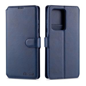 Voor Samsung Galaxy S20 Ultra AZNS Kalftextuur horizontale flip lederen hoes met Holder & Card Slots & Wallet & Photo Frame(Blauw)