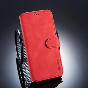 Huismerk Dg. MING retro olie kant horizontale flip case voor Huawei mate 20 lite met houder & kaartsleuven & portemonnee (rood)
