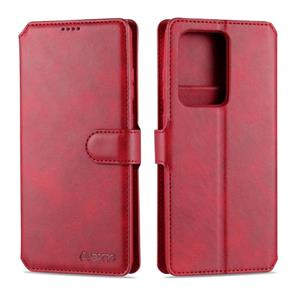 Voor Samsung Galaxy S20 Ultra AZNS Kalftextuur horizontale flip lederen hoes met Holder & Card Slots & Wallet & Photo Frame(Red)