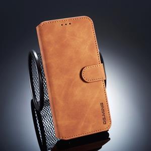Huismerk Dg. MING retro olie kant horizontale flip case voor Huawei mate 20 lite met houder & kaartsleuven & portemonnee (bruin)
