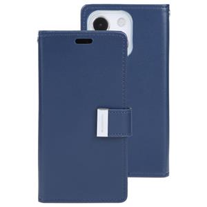 goospery Goofspery Rich Diary Crazy Horse Texture Horizontale Flip Lederen Case met Houder & Card Slots & Portemonnee voor iPhone 13