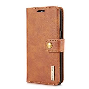 huismerk DG. MING voor Galaxy S8 PLUS / G955 Crazy Horse textuur horizontaal flip afneembare magnetische beschermhoes met houder & kaartsleuven & Wallet(Brown)