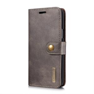 huismerk DG. MING voor Galaxy S9 Crazy Horse textuur horizontale Flip afneembare magnetische beschermhoes met houder & kaartsleuven & Wallet(Grey)