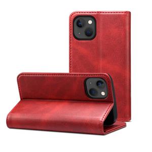 huismerk Kalfstructuur horizontale flip lederen tas met houder & kaart slots & portemonnee voor iphone 13 mini