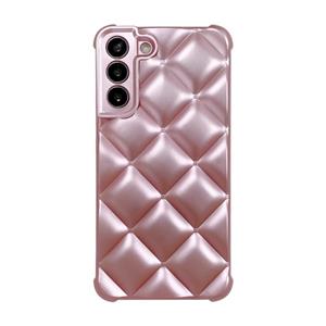 huismerk Voor Samsung Galaxy S22+ 5G elegante rhombische textuur TPU -telefoonhoesje