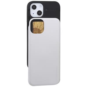 goospery Goosspery Sky Slide Bumper TPU + PC Sliding Back Cover Beschermend Case met kaartsleuf voor iPhone 13