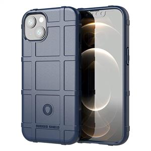 huismerk Rugged Shield Full Coverage Shockproof TPU Case voor iPhone 13