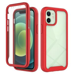 huismerk Sterrenhemel Solid Color Serie Schokbestendig PC + TPU-hoesje met PET-film voor iPhone 12 Mini