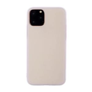 huismerk Solid Color Frosted TPU Telefoonhoes Foriphone 13 Pro (White)