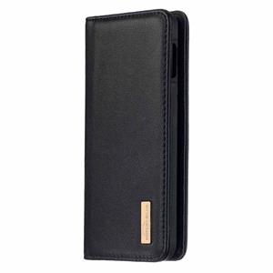 huismerk Voor Samsung Galaxy S10e 2 in 1 Afneembare Magnetische Horizontale Flip Originele lederen kast met Holder & Card Slots & Wallet(Zwart)