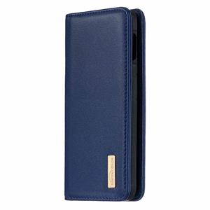 huismerk Voor Samsung Galaxy S10e 2 in 1 Afneembare Magnetische Horizontale Flip Originele lederen hoes met Holder & Card Slots & Wallet(Blauw)