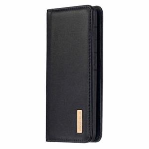 huismerk Voor Samsung Galaxy S20 Ultra 2 in 1 Afneembare magnetische horizontale flip originele lederen kast met Holder & Card Slots & Wallet(Zwart)