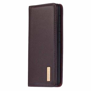 huismerk Voor Samsung Galaxy S20 Ultra 2 in 1 Afneembare magnetische horizontale flip originele lederen kast met Holder & Card Slots & Wallet(Donkerbruin)