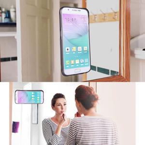 Samsung Galaxy S6 / G920 uniek TPU + kunststof back cover Hoesje met magische Nano zuigtechnologie (transparant)